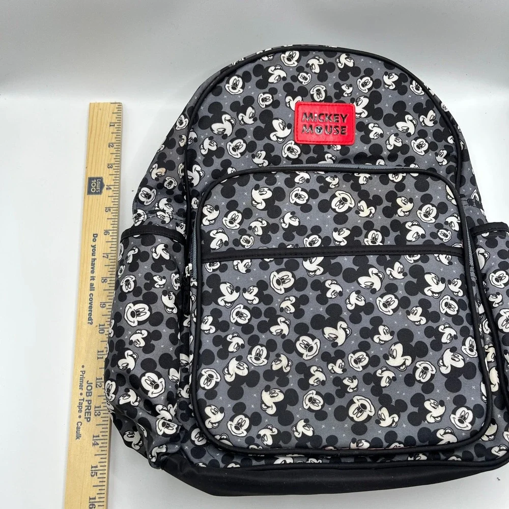 Disney Baby Mickey Mouse Diaper Bag Backpack Grey Black Red Stroller Straps